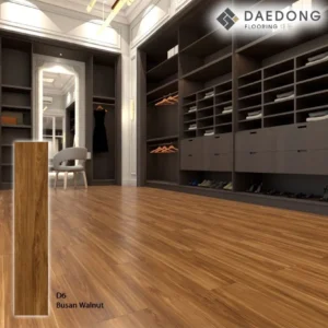 Lantai Vinyl Daedong Busan Walnut D6 Lantai Vinyl Premium