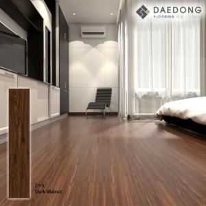 Lantai Vinyl Daedong 2mm Dark Walnut D15 |Lantai Vinyl Premium