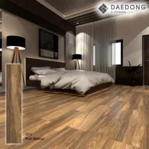 Lantai Vinyl Daedong Rich Walnut D11 Lantai Vinyl Premium