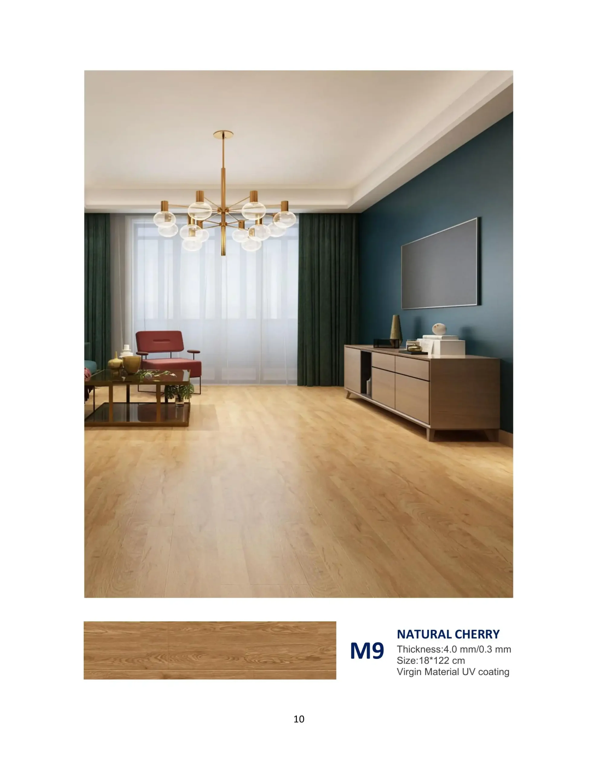 MARVEL SPC M9 NATURAL CHERRY LANTAI VINYL PREMIUM