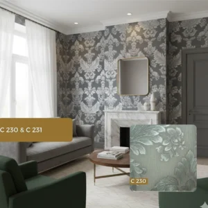 Wallpaper Vinyl Seri C5 C-230 - C-231 |Wallpaper Vinyl Murah