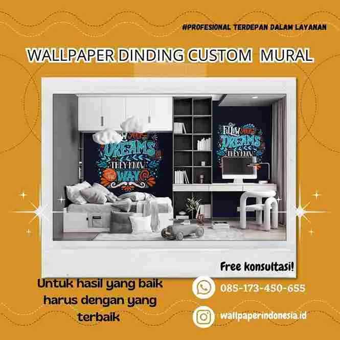 wallpaper dinding custom mural