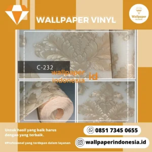 Wallpaper vinyl timbul