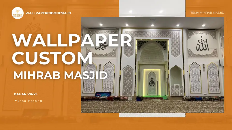 wallpaper custom mihrab masjid