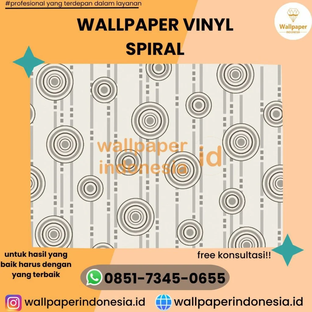 Wallpaper vinyl Spiral