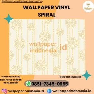 Wallpaper vinyl Spiral