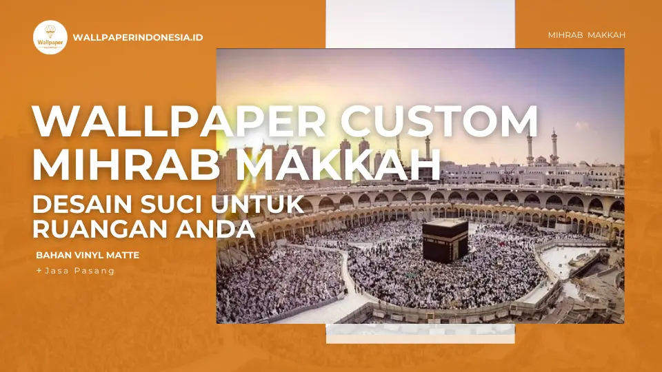 wallpaper custom mihrab makkah