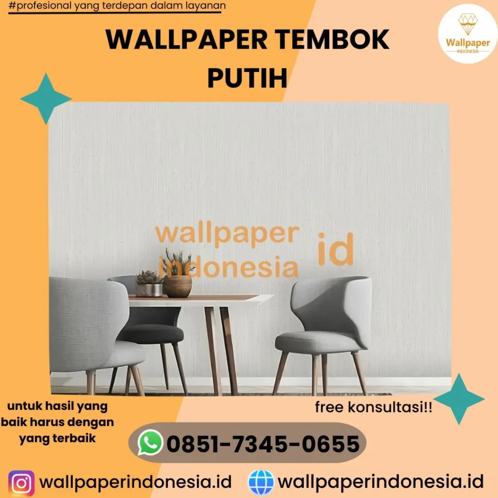 WALLPAPER TEMBOK PUTIH