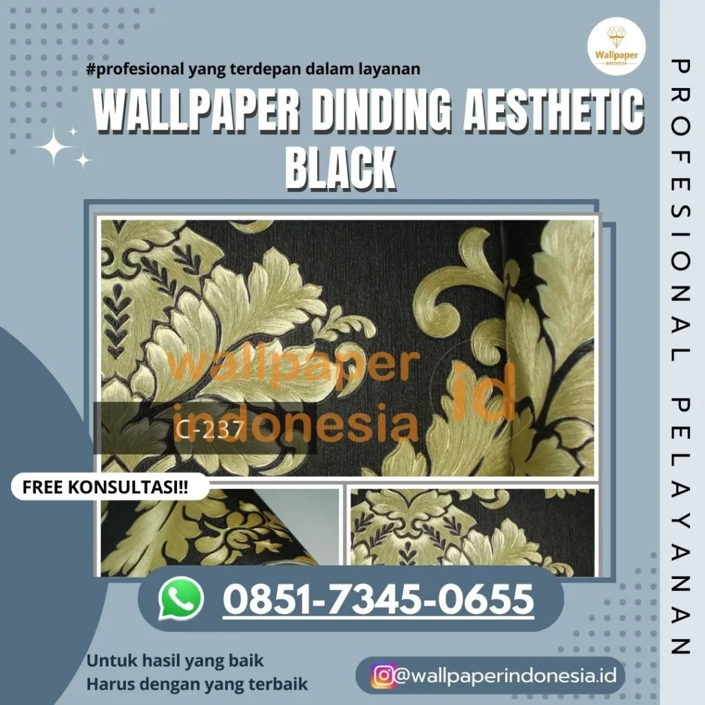 Wallpaper Dinding Aesthetic Black