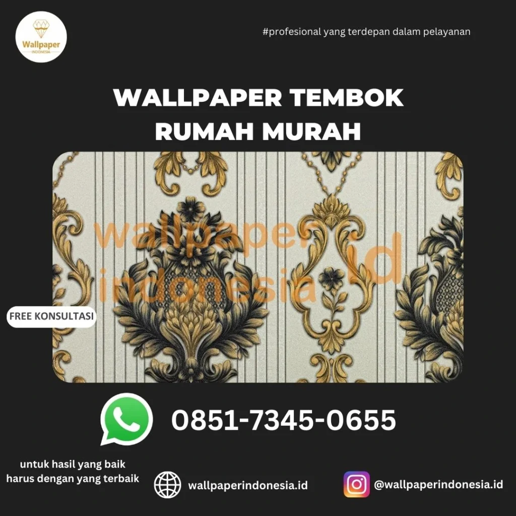 wallaper tembok rumah murah