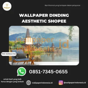 wallpaper dinding aesthetic shopee