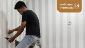Tukang pasang wallpaper profesional