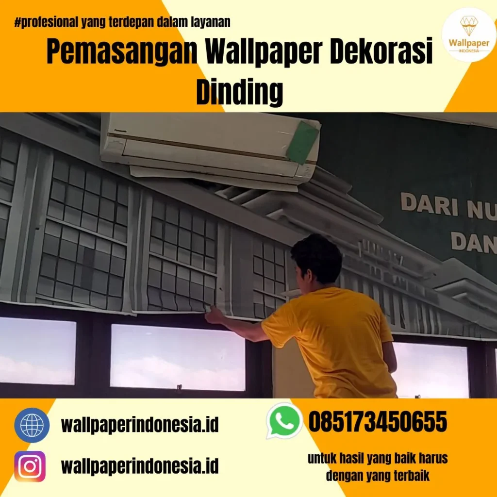 Pemasangan Wallpaper Dekorasi Dinding