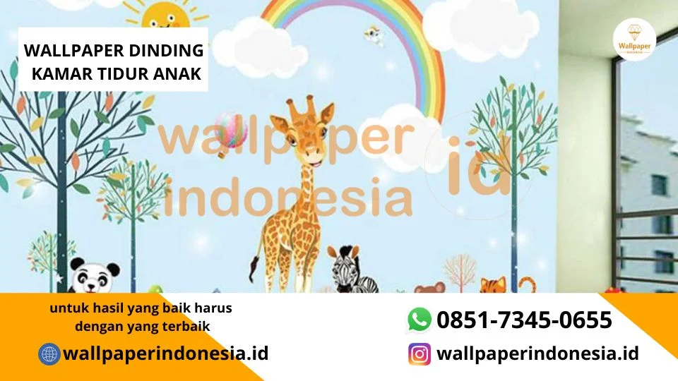 Wallpaper dinding kamar anak