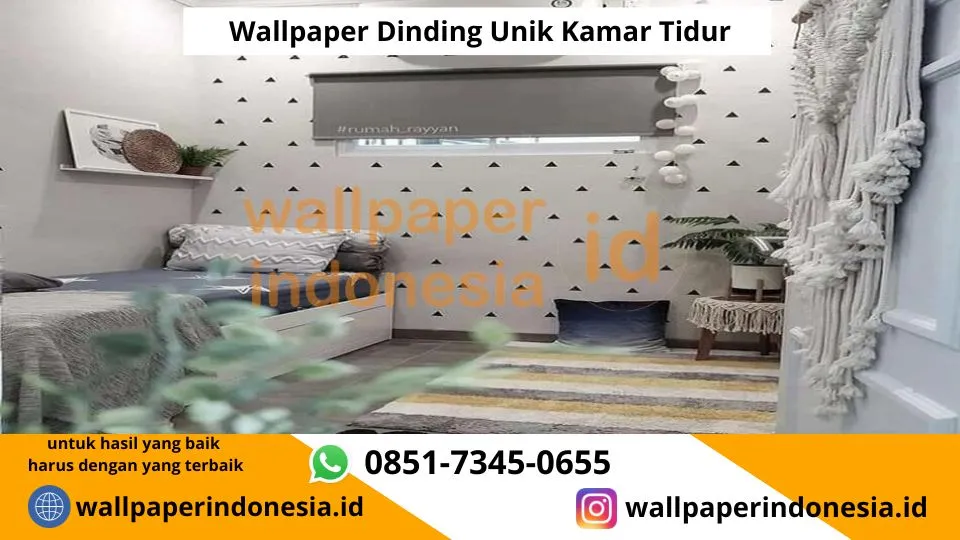 Wallpaper Dinding Unik Kamar Tidur