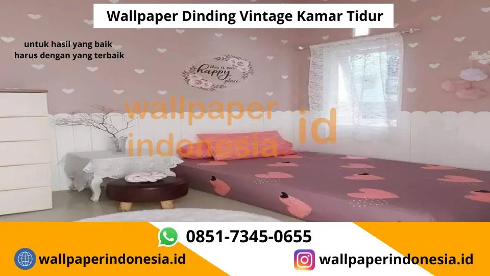 Wallpaper Dinding Vintage Kamar Tidur
