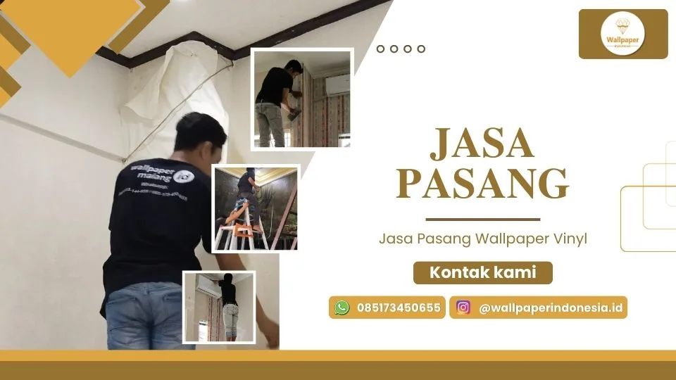 Jasa Pasang Wallpaper Vinyl
