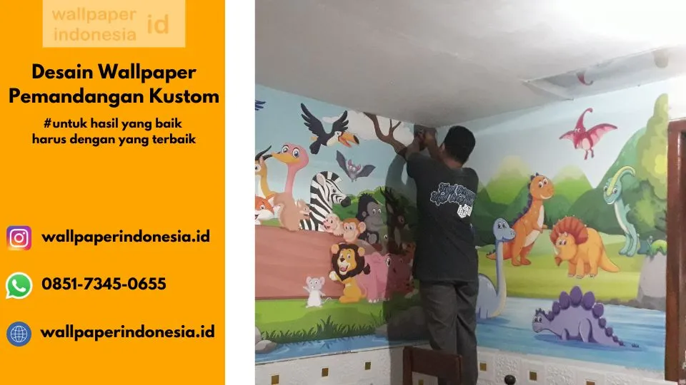 Desain Wallpaper Pemandangan Kustom
