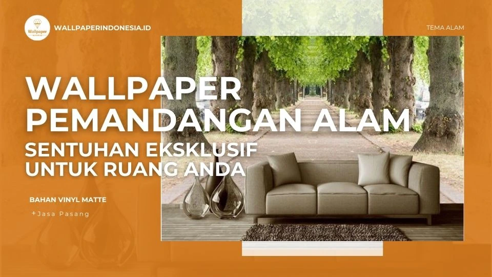 Pemandangan alam wallpaper personalisasi