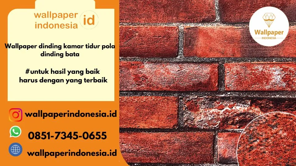 Wallpaper dinding kamar bata