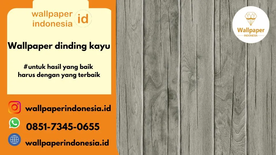 Wallpaper dinding kayu