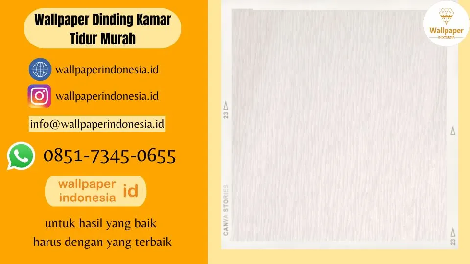 Wallpaper Dinding Kamar Tidur Murah