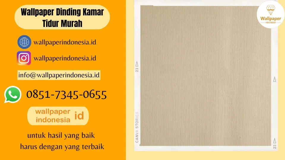 Wallpaper Dinding Kamar Tidur Murah