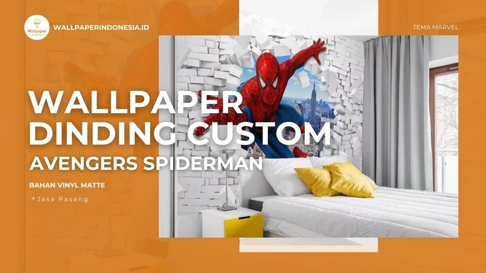 Wallpaper Dinding Custom Avengers Spiderman