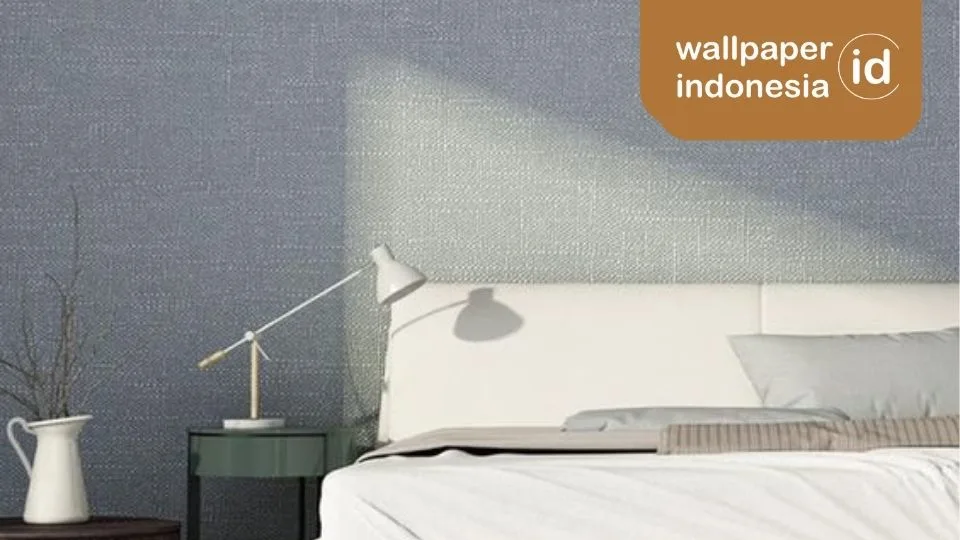 Wallpaper dinding motif polos