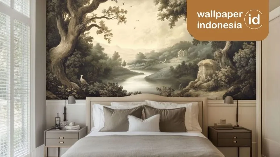 WALLPAPER DINDING KAMAR MODERN