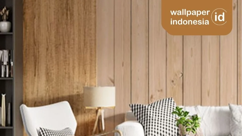wallpaper motif kayu 3d