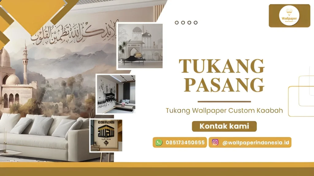 Tukang Wallpaper Custom Kaabah