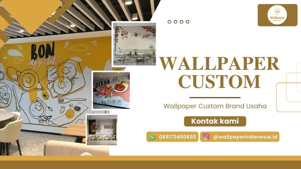 Wallpaper Custom Brand Usaha