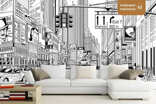 Wallpaper Dinding Custom Malang