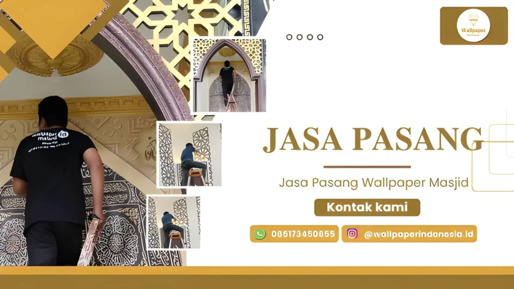 Jasa Pasang Wallpaper Masjid