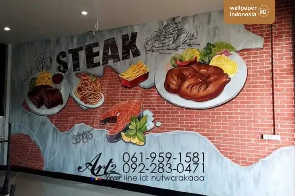Wallpaper Custom Brand Usaha