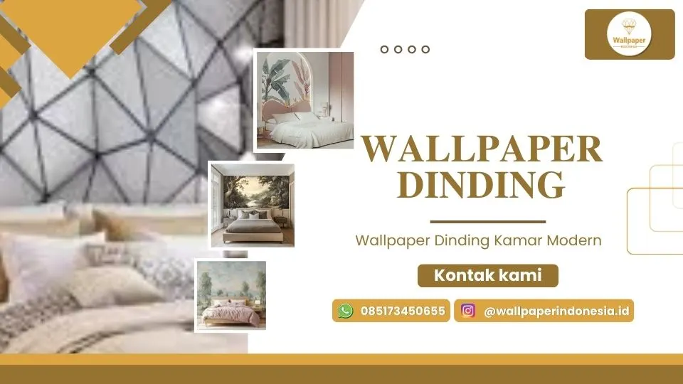 WALLPAPER DINDING KAMAR MODERN