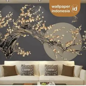 pasang wallpaper dinding custom