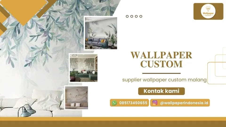 supplier wallpaper custom malang