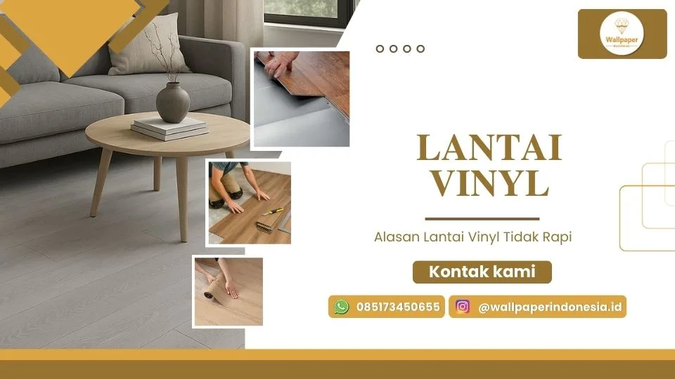 Alasan Lantai Vinyl Tidak Rapi