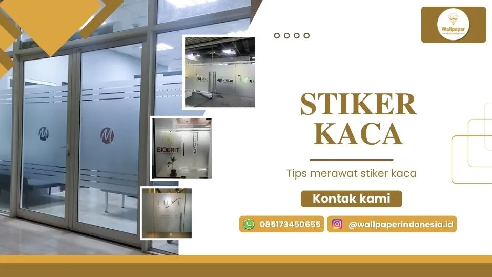 Tips merawat stiker kaca