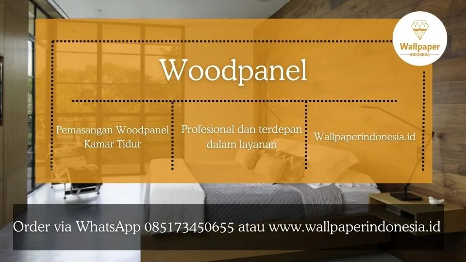 Pemasangan Woodpanel Kamar Tidur