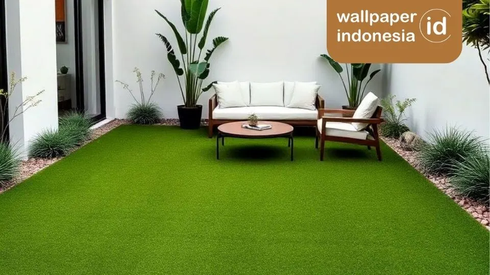 Perbandingan rumput sintetis dan asli