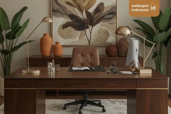 Desain ruang kerja minimalis