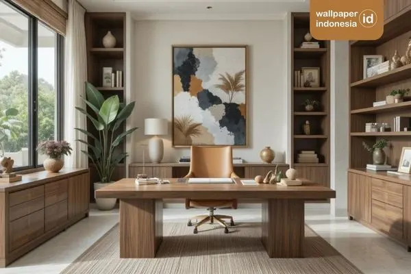 Desain ruang kerja minimalis