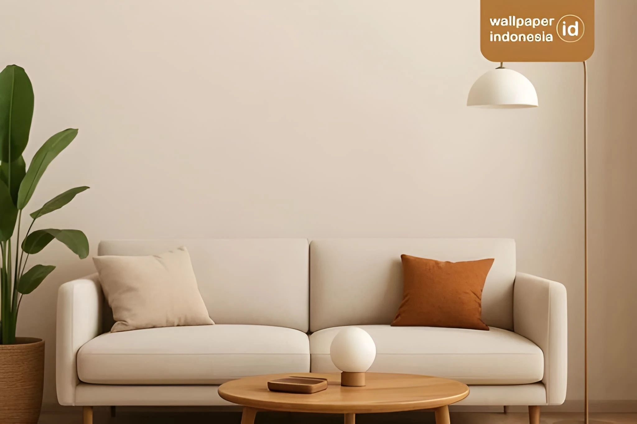 Wallpaper dinding polos elegan