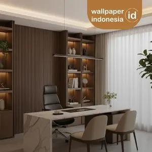 Desain ruang kerja minimalis