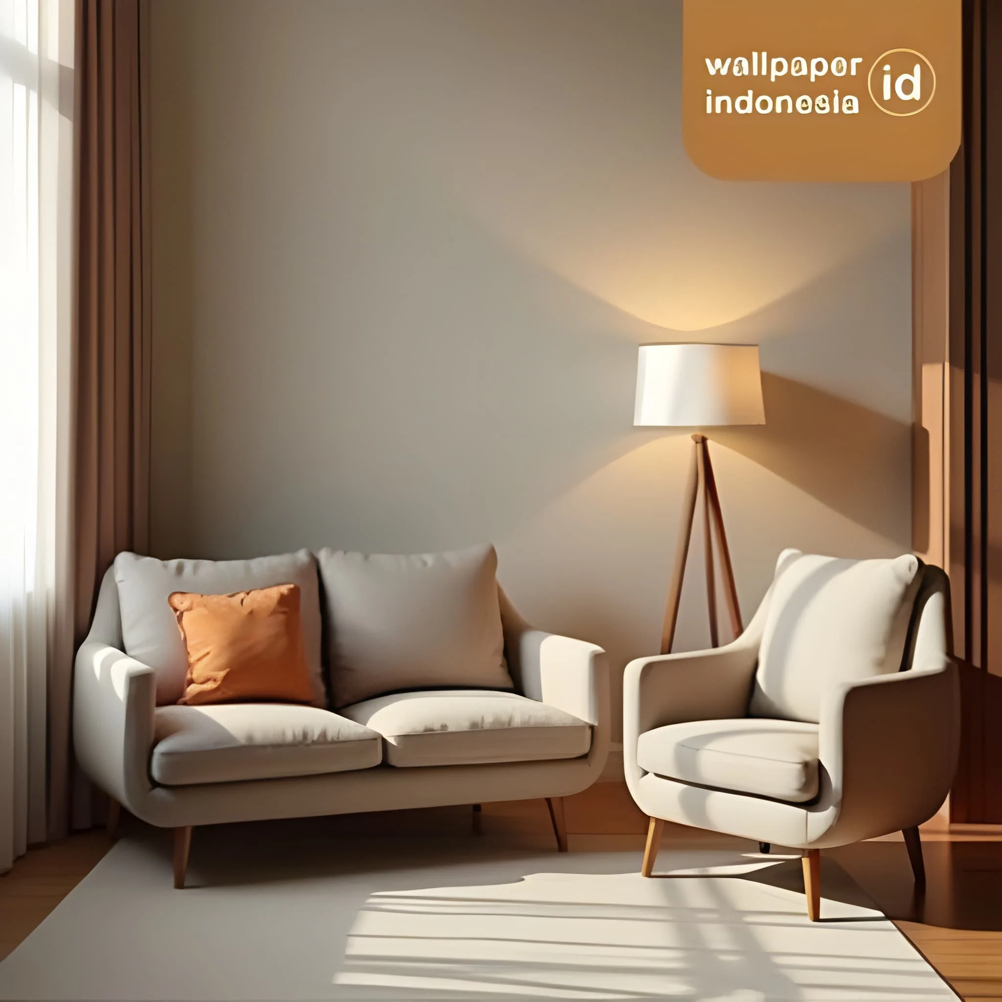 Wallpaper dinding polos elegan
