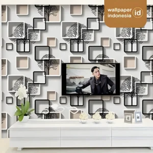 Perbedaan wallpaper vinyl dan stiker