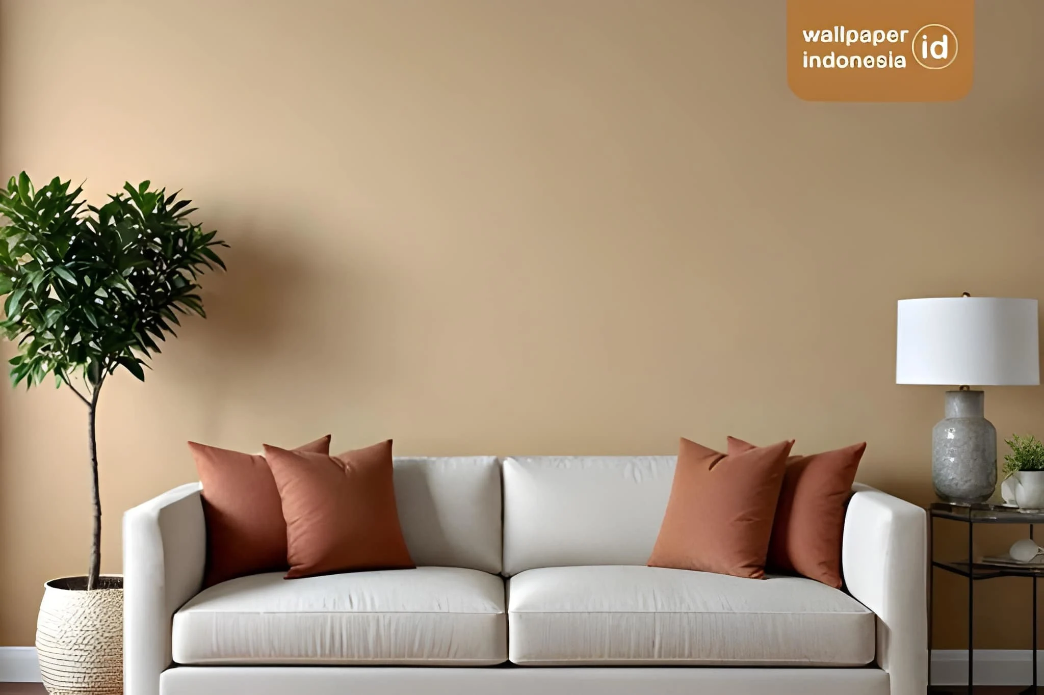 Wallpaper dinding polos elegan